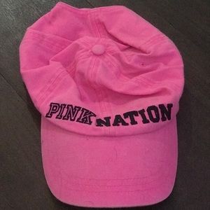 Pink ball cap